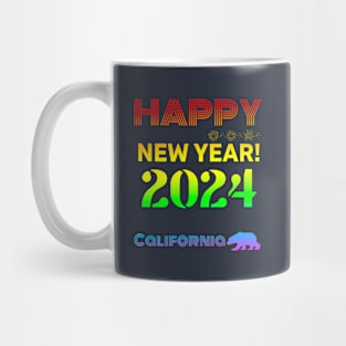 Happy New Year 2024 California Mug